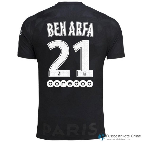 Paris Saint Germain Trikot Ausweich Ben Arfa 2017-18 Fussballtrikots Günstig